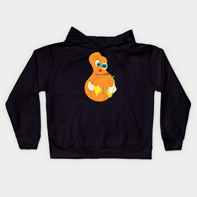 Jack O' Lantern 2 Kids Hoodie by Skull Bottle Sorcery